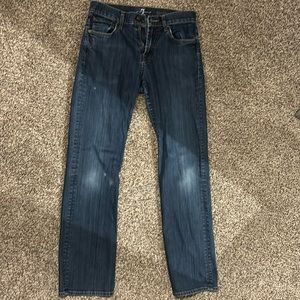 7 For All Mankind Carsen Blue Jeans